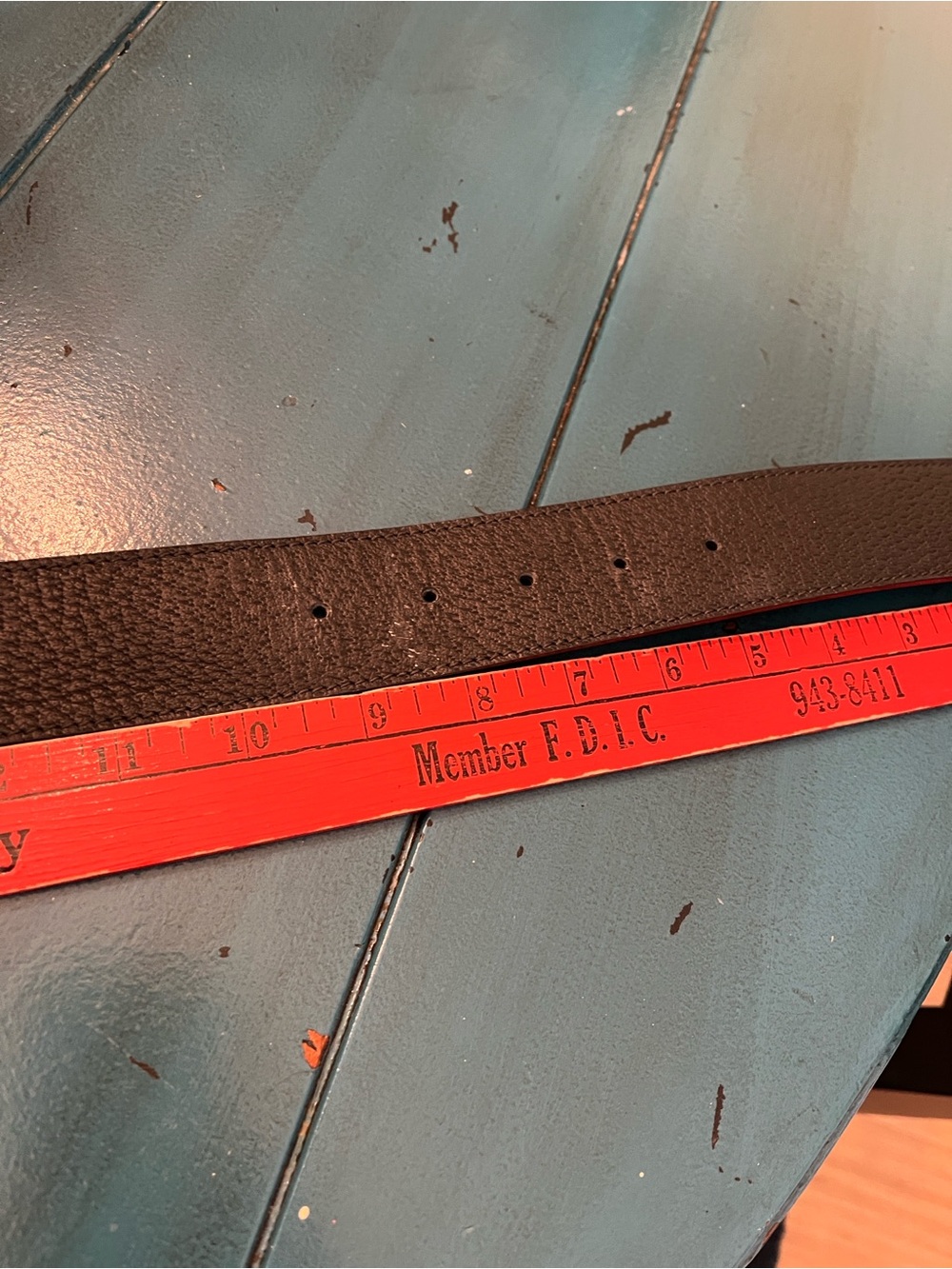 Gucci Black Leather Belt with Brass Double G Buckle - Picture 6 of 10
